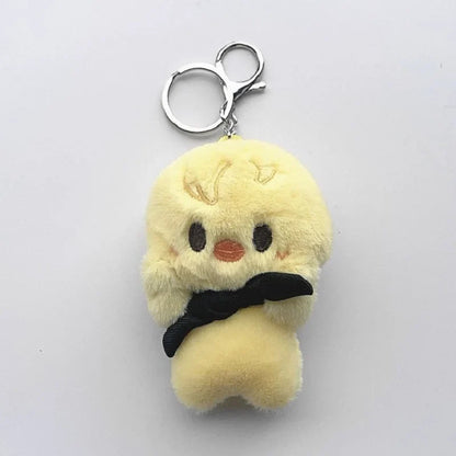 Plush Pilot Doll Magnetic Keychain - Backpack Charm & Kids Toy