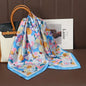 Luxury Satin Silk Square Scarf – Shawl, Hijab & Fashion Wrap 2023