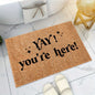 VIKAMA 2025 Christmas Reindeer Doormat Kitchen Rug Indoor Outdoor Entryway Carpet Holiday Home Decor Happy New Year 2026