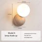 Creative Retro LED Cream Wind Tunnel Stone Lamp Living Room Background Wall Corridor Bedroom Bedside Lighting