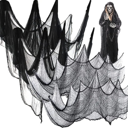 Black Halloween Creepy Cloth Decoration - 23 Style Options