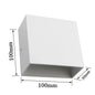 LED Up-Down Wall Sconces 2-Pack 6W - Modern Indoor Wall Lights for Living Room Hallway Bedroom