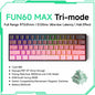 Magnetic Switch 60% & 65% Mechanical Gaming Keyboard - Rapid Trigger RT, 8K Polling, Hot-Swappable, RGB, Tri-Mode USB-C/BT/2.4G