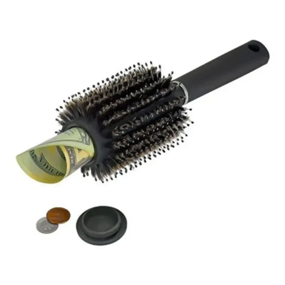 Hidden Compartment Hair Brush Stash Safe Discreet Travel Comb