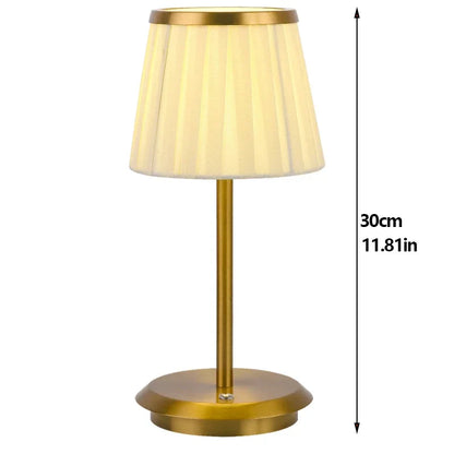 LED Table Lamp USB Pleated Atmosphere Light Restaurant Bar Night Light Coffee Bedroom Decorative Art Lighting