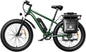 1000W 48V 15Ah Electric Fat Tire Mountain Bike — 26-inch x 4-inch (66×10 cm), Dual Suspension, 28 mph, Removable Battery, 330 lb Capacity