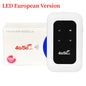 4G LTE Pocket WiFi Router 150Mbps Portable MiFi Hotspot with SIM Slot, 2100mAh Battery for Travel Home Office RV
