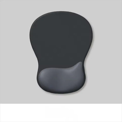Ergonomic Gel Wrist Mouse Pad — Pain Relief, Smooth Fabric Surface & Non-Slip PU Base