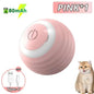 Interactive USB Rechargeable Dog & Cat Toy Ball, Automatic Bouncing Rolling LED Light, IP65 Waterproof