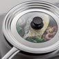 Stainless Steel Universal Lid For Pot And Pan Skillet Lid Pot Cover Fit 8.66-11.Inch Cookware Frying Pan Cover Pan Lid With Knob
