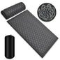 Shiatsu Acupressure Mat & Neck Pillow - Spike Massage Pad for Back, Neck & Feet | Yoga Pilates Relaxation