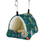 Cute Printed Hanging Pet Bed - Mini Nest for Birds, Hamsters, Guinea Pigs, Rabbits & Squirrels