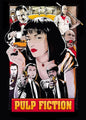 New Pulp Fiction Poster Classic Humor Movie Wall Decor Pulp Fiction Film Fans Wall Art Decor Bar Home Canvas Poster Prints Decor