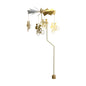 Carousel Candle Spinner Rotating Tealight Holder for Wedding, Christmas & Home Office Decor – Gold, Silver