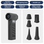 Mini Rechargeable Electric Air Duster - Portable Cordless Air Blower for PC Keyboard & Car, 3-Speed Adjustable with 4 Nozzles
