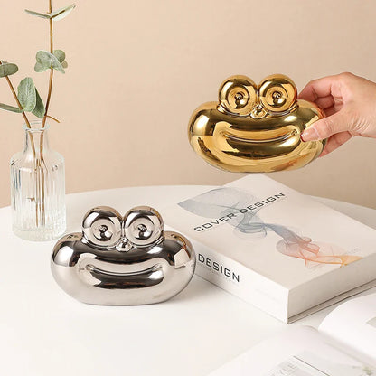 Unique Sausage-Shaped Decorative Ceramic Home Decoration Ornaments Creative Kitchen Living Room Decor Accessories