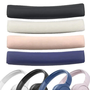1-Set Replacement Leather Ear Pads & Headband Cushion for Over-Ear Headphones