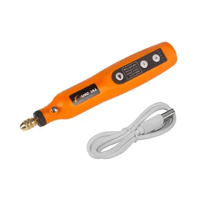USB Rechargeable Wireless Engraving Pen - Mini Cordless Rotary Drill with Grinding Accessories