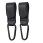 PU Leather 360° Rotating Stroller Hook - Baby Bag Pram Organizer (1 or 2-Pack)