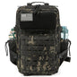 45L Tactical Backpack - 900D Waterproof MOLLE Rucksack for Hiking, Camping, Travel & School