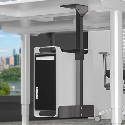 PC Under Desk Mount Computer Case Holder CPU Mount Heavy Duty Computer Case Stand Under Desk PC Stand Holder For Table Floor