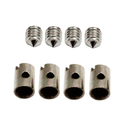 4 Sets Solderless Cable Nipples 5mm Throttle Choke for Motorcycle Scooter Quad Mower