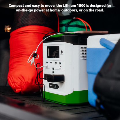 High Capacity Lithium 1800 Solar Generator