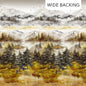 Scenic Ochre Multi Misty Morning  B28646-54 Wideback Fabric per Yard