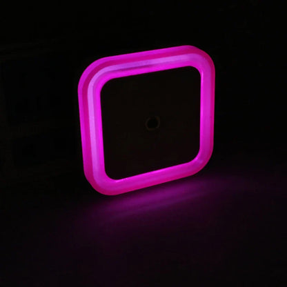 LED Sensor Night Light with EU Plug - Auto On/Off 360° Blue Nightlight for Bedroom, Nursery & Kids