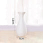White Ceramic Bud Vase Nordic Matte Decorative Vase for Home Living Room Tabletop Flower Arrangements Photo Props