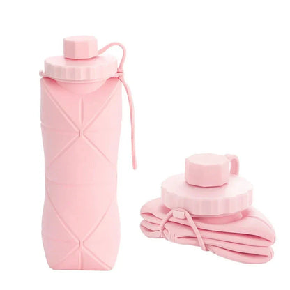 Portable Silicone Folding Water Cup - Scalable Travel Bottle for Outdoors