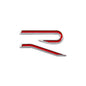 3D Metal R Logo Car Trunk Emblem Sticker Rear Body Badge for Golf Polo Jetta Beetle Passat Tiguan