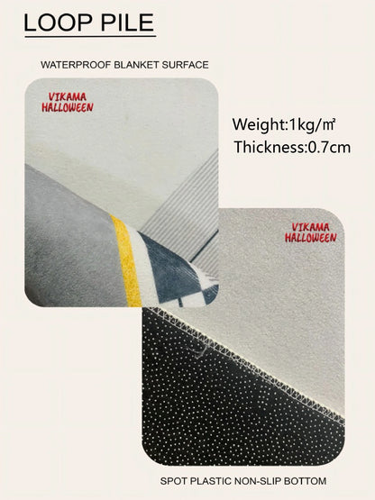 VIKAMA Bionic Tiger Patterned Rug - Exclusive Shaped Mat, Ideal for Living Room & Bedroom Decor, Must - Have Carpet