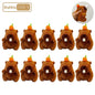 Plush Capybara Keychain – Cute Persimmon Wagging Tail Pendant Toy