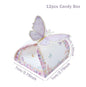 Pink Butterfly Candy Gifts Box Happy Birthday Party Decor Kids Girl Butterfly Wedding Birthday Party Supplies Baby Shower Decor