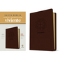 Santa Biblia Ntv, Letra Súper Gigante (Sentipiel, Café Oscuro, Letra Roja) - Imitation Leather