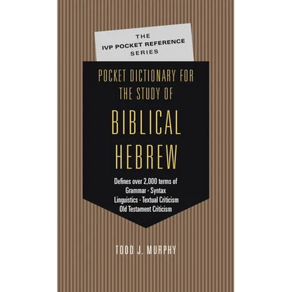 Pocket Dictionary for the Study of Biblical Hebrew - Paperback