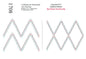 1708 Cobblestone Diamonds Combo Pantograph