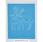 50028 Whitetail Buck & Doe 6 1/2" by 7 1/2" Stencil
