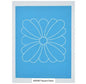 30587 Square Daisy Stencil 6 1/4"