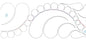 275 Scalloped Feather Border With Pearls Pantograph by Linda V. Taylor