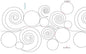 1540 Bubbles and Swirls Pantograph by Rose-Clair Fletcher