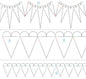 280 Heart Borders Pantograph by Linda V. Taylor