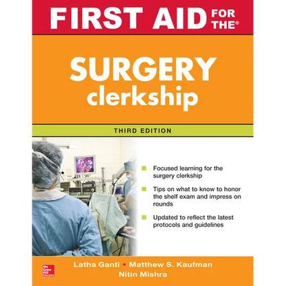 First Aid for the Surgery Clerkship, Third Edition - Paperback