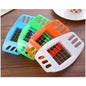 French Fry Cutter Potato Slicer – Vegetable Chopper for Homemade Chips, Metal Blades with ABS Handle (6.7 x 3.9 in / 17 x 10 cm)