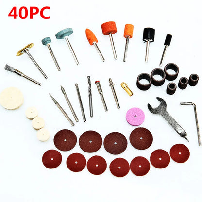110/220V Electric Engraving Rotary Mini Drill Kit – 130W Variable Speed 5-Setting Grinder