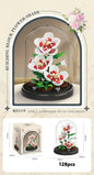Eternal Flower Bouquet Bonsai Potted Plant Micro Building Blocks Model Home Decoration Puzzle Toys Kids Birthday Christmas Gifts