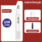 USB Rechargeable Nose Hair Trimmer - Portable Electric Mini Groomer with Stainless Steel Washable Head