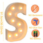 91.5CM Giant Letter Led Light Frame Box Baby Shower 1st Birthday Wedding Party Decor Christmas DIY Name Balloon Filling Box