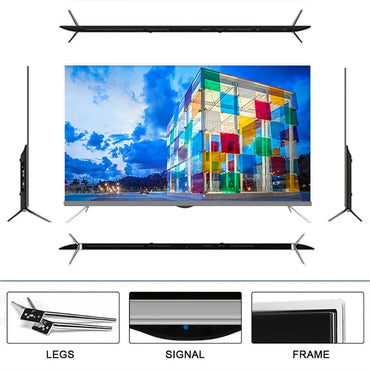 OLED TV 50 55 65 75 Inch Ultra Slim 4K Flat Screen Television Android 14 Smart TV